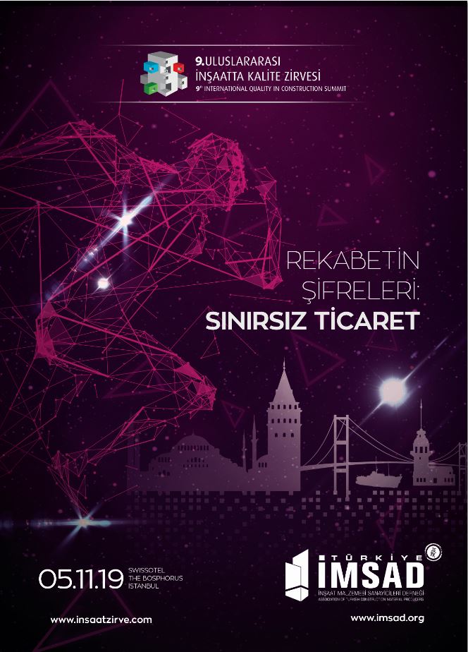9. Uluslararası İnşaatta Kalite Zirvesi 5 Kasım’da