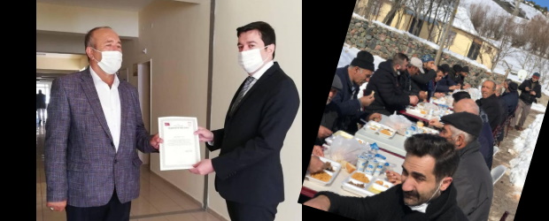 Kaymakamdan Korona Yasaklarına Uymayan Muhtara Teşekkür Belgesi